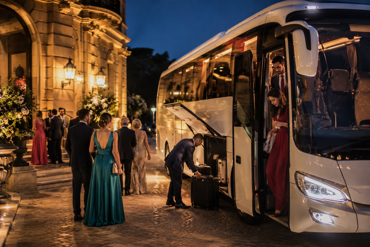 You are currently viewing Wedding Coach Hire Barcelona: The Ultimate Guide for Luxury Wedding Transportation