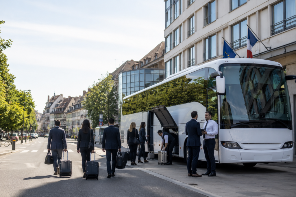 Coach hire CDG – private coach transfer at Charles de Gaulle Airport, Paris