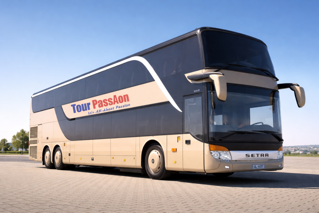 Coach hire Milan for group travel with a luxury coach in Milan
